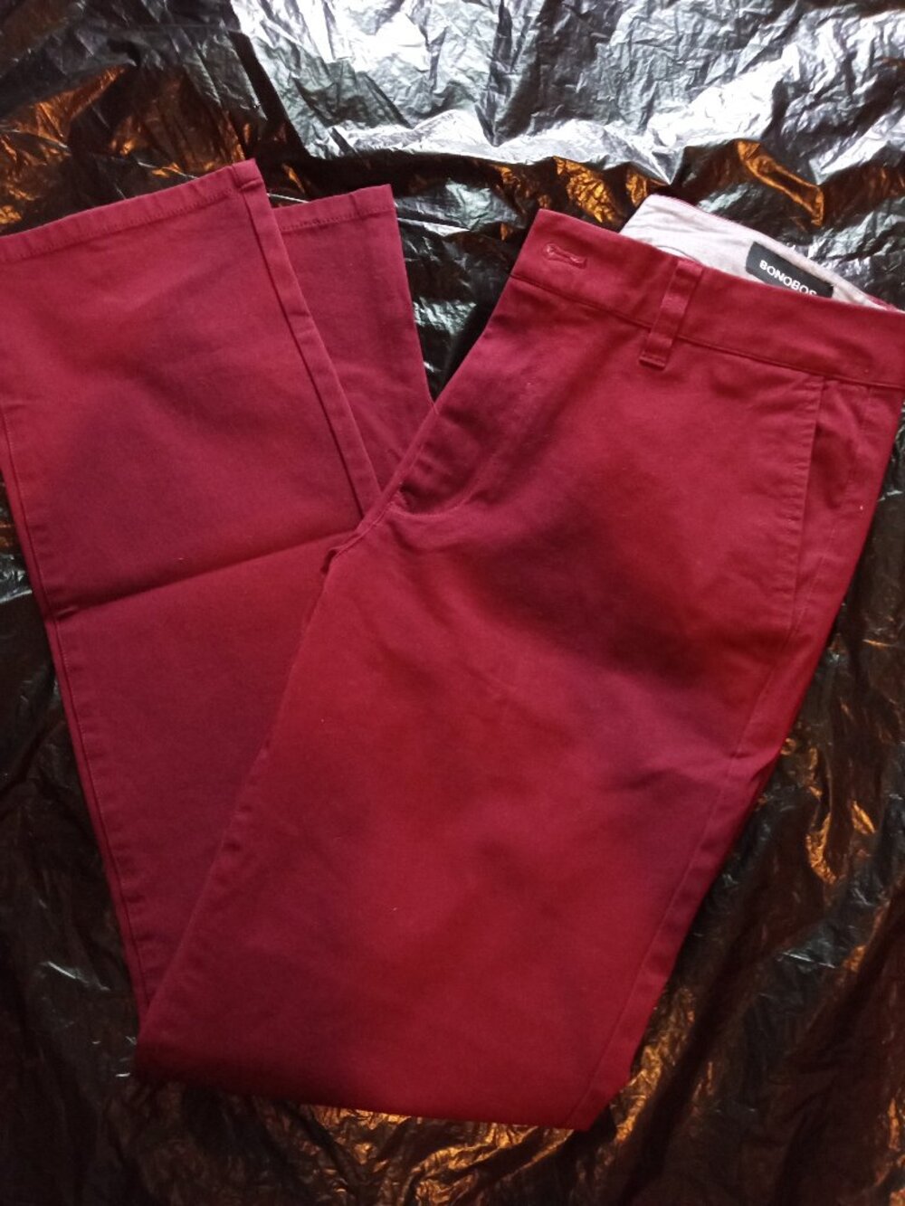 Bonobos Maroon Chino Pants Mens 30